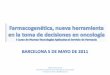 María Jesús Lamasgruposdetrabajo.sefh.es/.../FarmacogeneticaEnOncologiaMJLamas.pdf · VARIACIÓN EN LA RESPUESTA A FÁRMACOS Enfermedad, función renal, hepática, edad INTERACCIONES