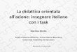 all'azione: insegnare italiano La didattica orientata con ... · La didattica orientata all'azione: ... nella lingua obiettivo in cui 
