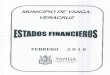  · KORFIS Sistema de Información Municipal de Veracruz SIMVER Recibo No. DEF/2018/YANGA/7444 C. Apolinar Crivelli Díaz YANGA PRESENT E. ACUSE DE RE-CIBO DE INFORMACIÓN