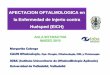 AFECTACION OFTALMOLOGICA en la Enfermedad de Injerto ... HEMATOLOGIA-Dra_Calonge_EICH ocular.pdf · episcleritis, escleritis 