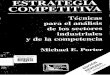 ESTRATEGIA COMPETITIVA · ESTRATEGIA COMPETITIVA 3 3 ¿ - 6 * ‘>L£ /? ? 2 - (2-2., Técnicas para el Análisis de los Sectores Industriales y de la Competencia Michael E. Porter
