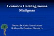 Lesiones Cartilaginosas Malignas - medicina.uanl.mx · Condrosarcoma Desdiferenciado Variante de Condrosarcoma que contiene dos componentes claramente definidos: Condrosarcoma de