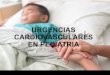 URGENCIAS CARDIOVASCULARES EN PEDIATRIA · 2019-05-14 · Proceso de evaluación clínica ... Insuficiencia cardiaca en Urgencias Servicio de Pediatría. Sección de Urgencias. 