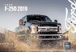 Ford F-250 2019 | Catálogo, Ficha Técnica y Especificaciones · Inmovilizador de motor y alarma antirrobo Control de balanceo de remolque (TSC) Asistencia de arranque en pendientes