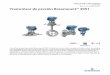Transmisor de presión Rosemount 3051 - emerson.com · Julio 2017 00813-0109-4001, rev. TA Transmisor de presión Rosemount™ 3051 Con el transmisor de presión Rosemount 3051, tendrá