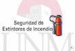 Seguridad de Extintores de Incendios - srs.unm.edu · El Extintor de Agua a Presión de Aire • Ud. puede reconocer al ex+ntor de agua bajo presión de aire (APW en inglés) por