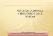 ASPECTOS LABORALES Y TRIBUTARIOS EN LA NOMINAcamarabaq.org.co/.../09/Seminario-Aspectos-Tributarios-de-la-Nomina.pdf · NOMINA DAVID JIMENEZ MARTIN CONTADOR PUBLICO- ESPECIALISTA