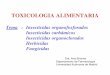 Tema : Insecticidas organofosforados Insecticidas ... · – Dosis altas: hipotensión por vasodilatación ... Clasificación de los insecticidas inhibidores de la AChE • Inhibidores