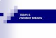 TEMA 5 Variables ficticias - um.es · 2 Cómo describir información cualitativa •Muchas veces en el modelo de regresión aparecen factores cualitativos (sexo, raza, estado civil,….)