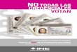 NO - portalanterior.ine.mx · ^ Las credenciales sin recuadros en el reverso, se darán de baja del Padrón Electoral y de la Lista Nominal de Electores el primer día del año siguiente