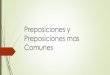 Preposiciones mas comunes - TWI Language Lab - Homeccistwilanguagelab.weebly.com/uploads/1/3/3/9/13391939/preposiciones... · ¿Qué es preposición? Preposición es una parte invariable