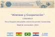 “Alianzas y Cooperación” - conama10.conama.org 2010/18383747…La Cuenca del Plata como territorio operacional ... CAP 3 La Plata, 2010 . BOLÍVIA Inicio de los Procesos CAP 3