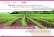 REPORTE DE PROYECTO - gob.mx · Septiembre 2017 REPORTE DE PROYECTO Liberación de variedades comerciales de caña de azúcar CONADESUCA Comite Nacional para el Desarrollo Sustentable