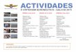 Actividades 2015 imprimir - aerolugo.comaerolugo.com/documentos/actividades-2015.pdf · * Paracaidismo * Paramotor * Simulador de vuelo * Globo aeroestático * Estática INTA * Helicóptero,