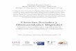 Ciencias Sociales y Humanidades Digitales - grinugr.orggrinugr.org/wp-content/uploads/libro-ciencias-sociales-y-humanidades... · Doctora en Periodismo por la Universidad de Málaga