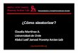 Clase 4 - Como Aleatorizar - povertyactionlab.org 4 - Como Aleatorizar... · 3. ¿Por qué aleatorizar? 4. ¿Cómo aleatorizar? 5. El tamaño muestral 6. Implementar una evaluación