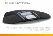 Manual de instrucciones del Konftel 300W · DECT: telefonía inalámbrica digital mejorada. Para garantizar la seguridad de las comunica-ciones, DECT incluye protocolos de cifrado