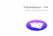 FileMaker 14 · Modificar la configuración de FileMaker WebDirect en la consola de administración 28 Limitar la lista de soluciones en el Centro de inicio de FileMaker WebDirect