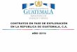 Descripción: Contratos en Fase de Adjudicación y en ...€¦ · Contratos Petroleros de Exploración. CONTRATOS EN FASE DE EXPLOTACIÓN EN LA REPUBLICA DE GUATEMALA, C.A. AÑO 2019