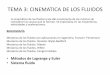 TEMA 3: CINEMATICA DE LOS FLUIDOSingenieria.uncuyo.edu.ar/catedras/mecanica-de-los-fluidos-tema-3-clase.pdf · TEMA 3: CINEMATICA DE LOS FLUIDOS La cinemática de los fluidos trata