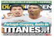 Portugal-Uruguay, duelo de TITANES filePortugal-Uruguay, duelo de TITANES..! >4-5 diarioimagenqroo@gmail.com. DIARIOIMAGEN QUINTANAROO Jueves 28 de junio de 2018 Concluyeron las campañas