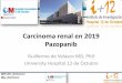 Carcinoma renal en 2019 Pazopanib · Guillermo de Velasco MD, PhD University Hospital 12 de Octubre @H12O_GUCancer @g_develasco. Disclosures •Honorarium/Advisory Boards Pfizer,
