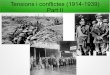 Tensions i conflictes (1914-1939) Part II · El crack del 29 Les causes: – 1) Superproducció: Els països europeus havien tornat a la normalitat i no havien d'importar aliments