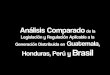 Expertos en Red - Análisis Comparado de la …expertosenred.olade.org/wp-content/uploads/sites/7/2015/...Régimen de Intercambio Guatemala Honduras Perú Brasil-Balance neto y crédito