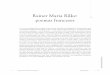 Rainer Maria Rilke: poemas francesesweb.uaemex.mx/plin/colmena/Colmena_76/Francia/Rainer_Maria_Rilke.pdf · Rainer Maria Rilke: poemas franceses Jorge Esquinca 91 L a C o L mena 76,