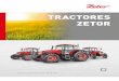 TRACTORES ZETOR · Los tractores Zetor han sido diseñados teniendo siempre en mente la mejor combinación posible entre potencia de motor y peso del tractor, a fin de maximizar el
