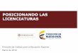 POSICIONANDO LAS LICENCIATURASfacedu.udenar.edu.co/wp-content/uploads/2016/03/Presentación... · • UNAD • Fundación Universitaria del Área Andina Proyecto de Resolución Vicerrectores