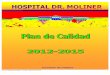 Comisión de Calidad - Hospital Dr. Moliner de Calidad/Calidad2012.pdf · Con la implantación y desarrollo del Plan de Calidad 2012-2015 del Hospital Dr Moliner se intenta: 1. Impulsar