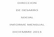 DIRECCION DE DESARRO SOCIAL INFORME MENSUAL …archivos.guaymas.gob.mx/archivos/Archivos_2014/... · direcciÓn general de desarrollo social informe correspondiente al mes de diciembre