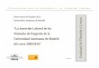 Informe de la Titulación Filología Clásica (Plan 36) · “La Inserción Laboral de los Tituladooss de Posgrado de llaa Universidad Autónoma de Madrid del curso 2009/2010” Observatorio