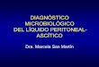 Dra. Marcela San Martín...• Idealmente inocular la muestra de líquido peritoneal en HC automatizados, bajo numero de bacterias (bacterias/ml) diluidas en grandes volúmenes o el