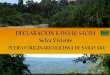DECLARACIÓN KAWSAK SACHA - klimabuendnis.org...amazónicos declarado Kawsak Sacha - Selva Viviente. Además, hacemos un llamado a los pueblos y nacionalidades nacionales e internacionales