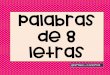 Palabras de 8 - ORIENTACIONANDUJAR...Crayon Doodle Borders Bundle - (Set of 8) By Hello Literacy This TpT Seller, For TpT Sellers" product is a bundle of 8 crayon doodle borders, one
