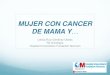 MUJER CON CANCER DE MAMA Y… · 2016-01-18 · MUJER CON CANCER DE MAMA Y… Leticia Ruiz-Giménez Úbeda R4 Oncología Hospital Universitario Fundación Alcorcón . CASO CLINICO