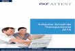 PKF ATTEST Servicios Empresariales, S.L. Informe Anual de ... · de calidad, una lista de las entidades de interés público para ... control de calidad, del seguimiento o inspección