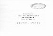 Índice de la Revista BABEL en Chile (1939 1951) · Baldomero Sanín Cano ..... 59 95 1951 Carta whitmaniana ..... 4 110 1939 El judío en nuestro tiempo ..... 26 51 1945 FREUD. Sigmund