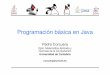 Universidad de Cantabria · documentación en HTML a partir de los programas Java. Se utilizan para documentar clases, campos y métodos. – Se pueden crear comentarios Javadoc empezando