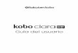 Kobo Clara HD - Guía del usuario · de pared Puedes cargar tu eReader Kobo con cualquier adaptador de 5 V, 800mA Adaptador USB micro. Nota: Si estás viajando a un país con sistemas