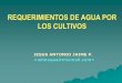 REQUERIMIENTOS DE AGUA POR LOS CULTIVOS - Monografias.com · probabilidad de ocurrencia basada en los análisis de records de precipitación de un largo periodo de años. Para el