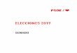 ELECCIONES GENERALES 2019 (SENADO) - ALMERÍA · 3 juan carlos pÉrez navas h candidatos/as suplentes ... 2 antonio ruiz sÁnchez h 3 francisco fernÁndez espaÑa h 4 patricia puertas