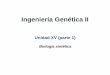 Ingeniería Genética II - ig2.blog.unq.edu.arig2.blog.unq.edu.ar/wp-content/uploads/sites/63/2014/07/Unidad-15_parte-1.pdf · complejos basados (o inspirados) en la biología, los