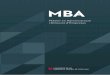MBA - UManresa · de l'empresa. L’MBA – Màster en Administració i Direcció d’Empreses, impulsat ... • Siguin inductors del creixement empresarial, ... • Direcció Estratègica