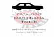 CATÁLOGO MAQUINARIA TALLER - Recambios Infrarecambiosinfra.com/wp-content/uploads/2016/09/recambios-infra-catalogo-taller.pdf• Capacidad de elevación 4.5 toneladas • Altura máxima