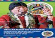 Declaración De TiQUiP aYa - Boliviacomunicacion.gob.bo/sites/default/files/media... · de Bolivia, Evo Morales. Secretario general de las Naciones Unidas, Ban Ki-moon. 4 5 ... La