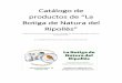 Catálogo de productos de La Botiga de Natura del Ripollès · 2020-01-22 · -Clave dicotómica para identificar excrementos -Clave dicotómica para identificar huellas de carnívoros