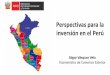 Perspectivas para la inversión en el Perúaz545403.vo.msecnd.net/uploads/2016/10/1.-ppt-vice... · 2016-10-27 · Relaciones comerciales entre Perú y Brasil Más de 70 empresas